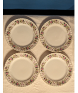 Set of 4 Regency Rose Creative Fine China 2345 Japan 60&#39;s DINNER PLATES ... - £17.18 GBP