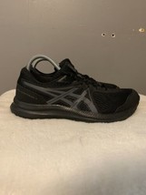 Asics Gel Contend 7 Black Running Shoes 1012A911 Womens Sz 9.5 Amplifoam Sneaker - $32.33