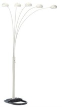 5 Arms Arch Floor Lamp - White - £168.52 GBP