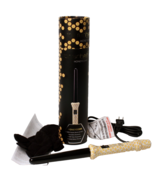 Clip Free Curling Wand Honeycomb by Fahrenheit Tourmaline Infused Hair N... - €34,11 EUR