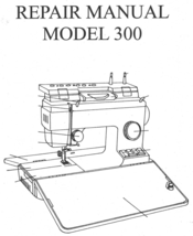 Riccar Galaxy 300 REPAIR MANUAL Service sewing machine Enlarged Hard Copy - $15.99