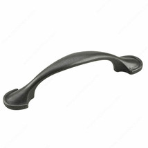 Richelieu Hardware Flat Matte Black Traditional 3 Inch Metal Handle Pull... - $37.15 MXN