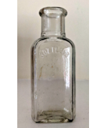 Early 1900s Apothecary Bottle Vintage Drugstore embossed 3 Oz Dug VA Pla... - $12.00