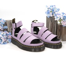 Dr. Martens Lilac Leather Clarissa 2 Quad Gladiator Sandal Shoes Size 9 NIB - $162.86