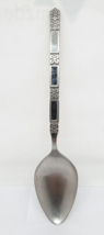 1 Oneida Community MADRID Stainless SERVING SPOON NO BLACK ACCENT Flatwa... - $4.99