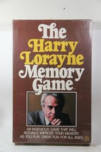 Vintage Reiss 1976 The Harry Lorayne Memory Game Board Game New Factory ... - $54.45