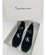 Calvin Klein Jeans Man Made Black Shoes for Men *Size 10.5* - $101.59