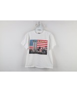 Vtg Boys Large Spell Out Never Forget World Trade Center September 11 T-... - $40.55 CAD