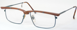 PG Vintage PG002/01 Blaugrün/Hellbraun Unique Selten Brille Holz 52-20-150mm - £71.86 GBP