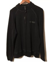 Harley Davidson 2011 Mens 1/4 Zip Sweater Hdmc Logo 100% Cotton Black S ... - $27.16