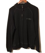 Harley Davidson 2011 Mens 1/4 Zip Sweater Hdmc Logo 100% Cotton Black S ... - $37.12 CAD