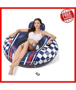 Comfortable Inflatable Pool Float - 47” Diameter for Ultimate Summer Rel... - $907.00 MXN
