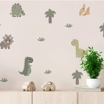 Teddylabels - Dinosaurs Decals - Easy-to-Apply &amp; Removable Wall Stickers: Transf - $33.64