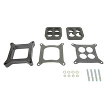 Square Bore Carburetor 1&quot; Thick Modular Spacer Kit w/ Gaskets PRF - $32.99