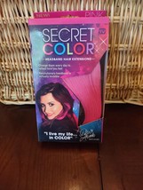 New in box! Secret Color Headband Hair Colored Extensions - Pink - £7.72 GBP