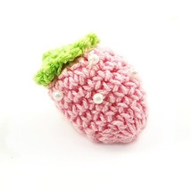 Sewing Bluemoona 20 PCS - Big Crochet Embellishment Strawberry (Pink) - £6.28 GBP