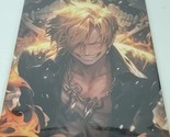Sanji Fire One PieceHz2-043 Double-sided Art Board Size A4 8&quot; x 11&quot; Waif... - $39.59