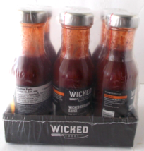 6 Bottle Case WICKED SRIRACHA Hot Chili Sauce Seriously Hot Plant-Based ... - £46.78 GBP