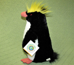 Rockhopper Penguin Conservation Critters Stuffed Animal With Tag Wildlife Artist - $15.75
