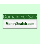 MoneySnatch .com / Domain For Sale / Business Brand, Website Name / SAV - $28.71