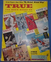 Vintage True the Man’s Magazine Errol Flynn My Wicked Wicked Ways Jan 1960 - £15.72 GBP