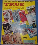 Vintage True the Man’s Magazine Errol Flynn My Wicked Wicked Ways Jan 1960 - $27.34 CAD