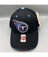 Tennessee Titans Hat Men 7 3/8 Black Embroidered Logo Annco NFL  Fitted ... - $18.88