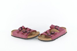 Vintage Birkenstock Womens Size 5 Suede Leather Buckle Strap Sandals Win... - $79.15
