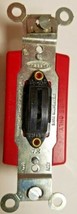Hubbell 1221-L Lock Type Switch 1 Pole 120/277V New Back Or Side Wired - $8.81