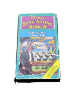 Disney’s Sing Along Songs Zip A Dee Doo Dah VHS Tape Volume 2 Vintage Ca... - $8.09 CAD