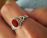 Vintage Style Red Mosaic Ring - New - Size 10 - $14.99