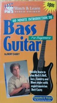 Introduction to  Bass Guitar For Beginners by Bert Casey (VHS 1994) ss - £3.14 GBP