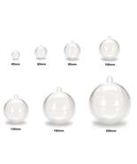 Christmas Decoration Clear Baubles Plastic Craft Ball Balls Party Xmas P... - £15.72 GBP