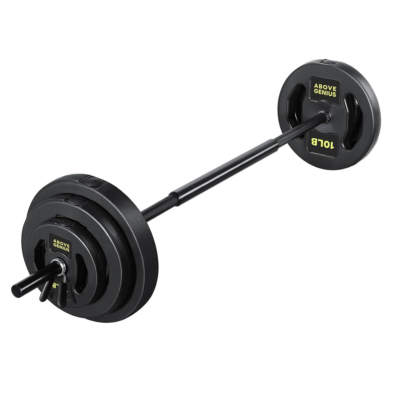 Primary image for Barbell Weight Set For Lifting, 45 Lb Weight Bar Set With Adjustable Weights For