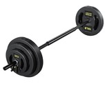 Barbell Weight Set For Lifting, 45 Lb Weight Bar Set With Adjustable Wei... - £148.48 GBP