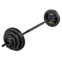 Barbell Weight Set For Lifting, 45 Lb Weight Bar Set With Adjustable Wei... - £145.95 GBP