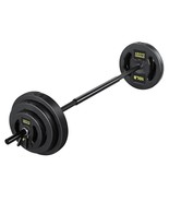 Barbell Weight Set For Lifting, 45 Lb Weight Bar Set With Adjustable Wei... - £146.30 GBP