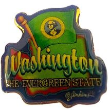 Washington The Evergreen State Hat Tac or Lapel Pin - $7.99