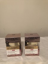2X L'Oreal Paris Age Perfect Rosy Tone Mask Cell Renewal AHA Imperial Peony1.7oz - $23.74