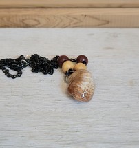 Vintage Handmade Sea Shell #4 Necklace Folk Art Costume Jewelry Maine - £12.77 GBP