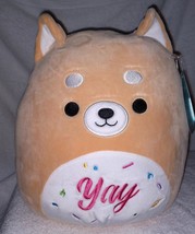 Squishmallows  Angie the Shiba Inu Dog &quot;YAY 10&quot; NWT - £15.83 GBP