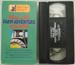 VHS Hard Hat Harry&#39;s Real Life Farm Adventure For Kids (VHS, 1995) - £12.53 GBP