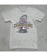 CHICAGO CUBS Mens T-Shirt 2016 World Series Champions Crewneck MLB Baseball - $195.62 MXN