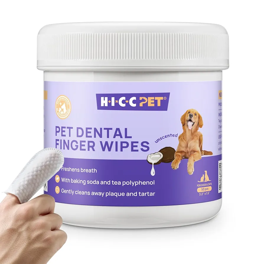 Teeth Cleaning Wipes for Dogs &amp; Cats, Vet-Recommended  - $24.00