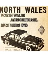1954 North Wales Agricultural Engineers Renault Advertisement Automobili... - $364.86 MXN