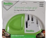 Smith&#39;s Housewares Diamond Edge Grip Two Stage Knife &amp; Scissors Sharpener - £15.85 GBP