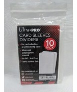 Ultra Pro 10 Pack Card Sleeves Dividers - $9.49 CAD