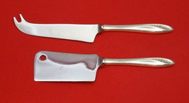 Petite Fleur By Reed & Barton Sterling Silver Cheese Serving Set 2PC Hhws Custom - $97.12