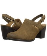 $80 Natural Soul Olive Brown Tally Mule Naturalizer Slingback Heeled Clo... - £28.22 GBP