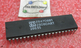 Z8470BB1 SGS Z80B DART IC 40 Pin DIP Plastic 8470 - Used Pull Qty 1 - $5.69